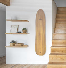 Load image into Gallery viewer, Alaia surfboard handmade paulownia wood decoration interior surf surfer art surfart homesurf