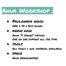Load image into Gallery viewer, ALAIA SHAPING WORKSHOP 22JUN